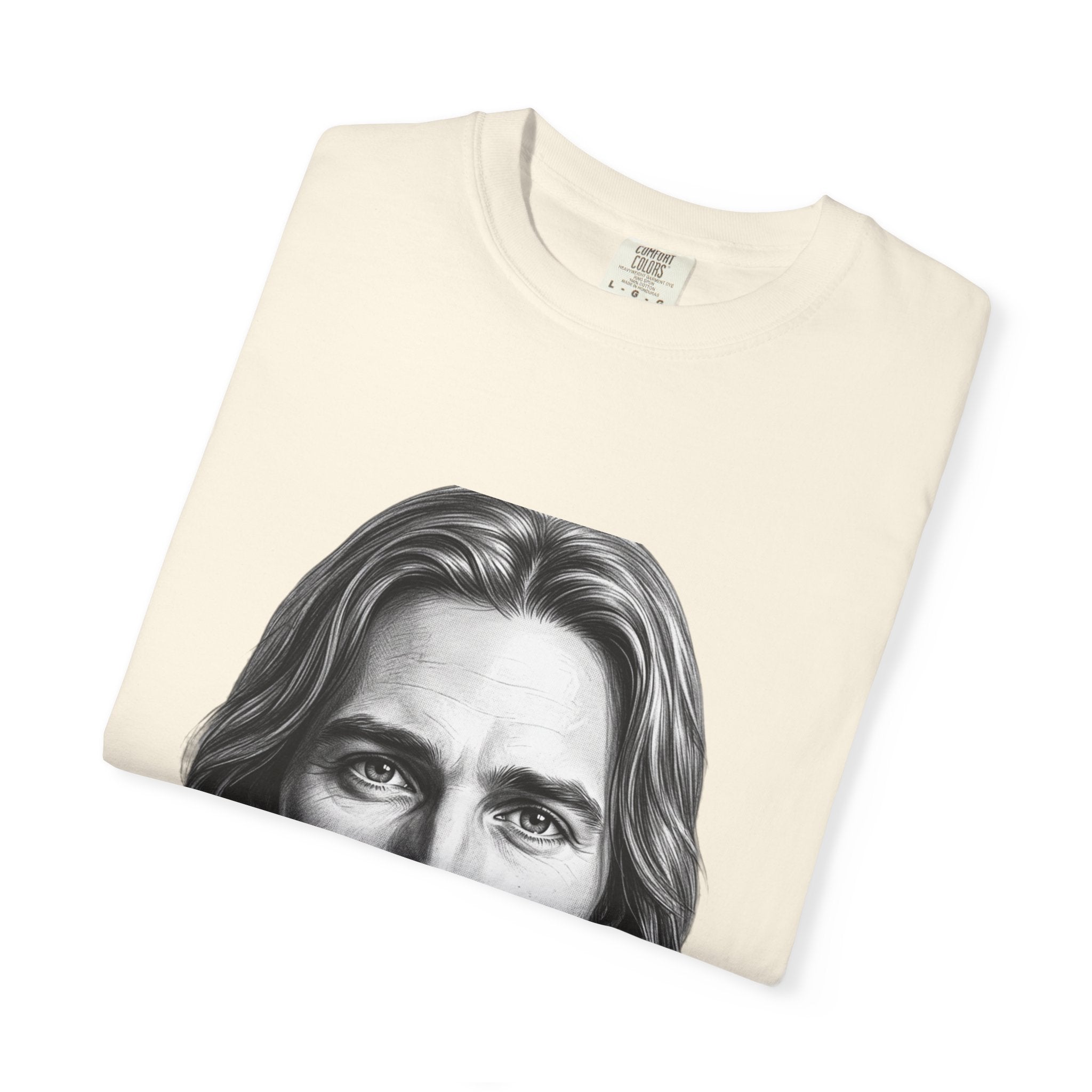 Jesus Portrait T-Shirt — "I Am Who I Am" (Exodus 3:14)