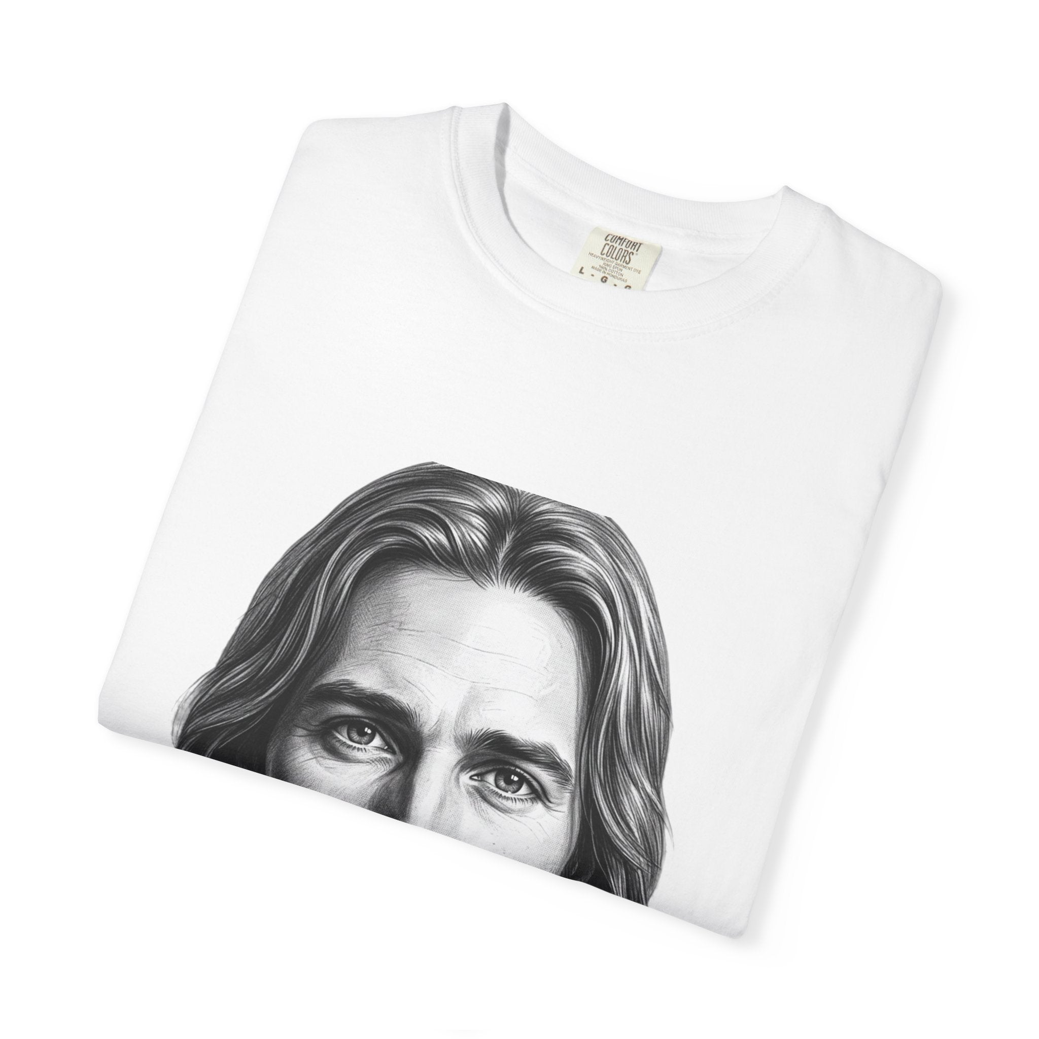 Jesus Portrait T-Shirt — "I Am Who I Am" (Exodus 3:14)